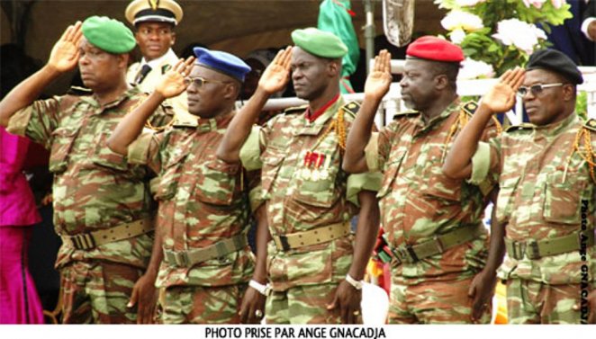 Des officiers supérieurs béninois
